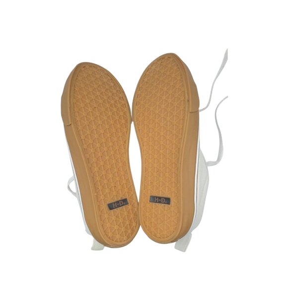 Harley-Davidson Torland Women’s 8 White Canvas Sneakers D84435 - Picture 11 of 12